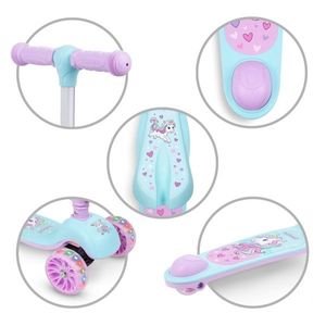 Trotineta 2 in 1 cu sezut Kidwell Rimba Unicorn imagine