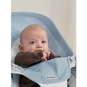 Balansoar Balance Soft Sky BlueWhite Mesh Baby Bjorn imagine