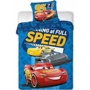 Set lenjerie pat copii Cars Speed 100x135 + 40x60 SunCity imagine