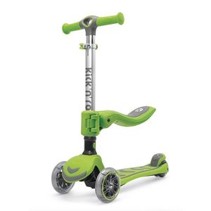 Trotineta KicknRoll pliabila 2 in 1 transformabila 1.5 ani -12 ani green imagine