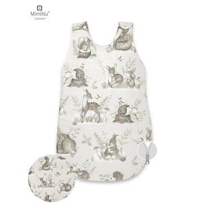 Sac de dormit pentru bebelusi MimiNu de iarna cu fermoar lateral 0-6 luni Calm Forest Be imagine