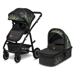 Carucior compact Lionelo Amber Dreamin 2 in 1 reversibil geanta parinti pana la 22 kg Negru imagine