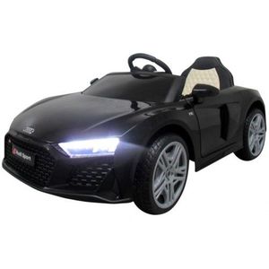 Masinuta electrica 70W cu telecomanda Audi R8 107 cm R Sport Negru imagine