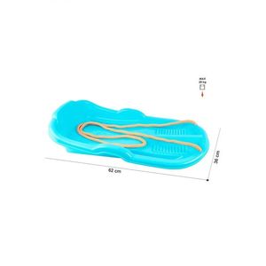 Sanie pentru copii cu franghie din plastic albastru 62x36x11 cm 12887 imagine