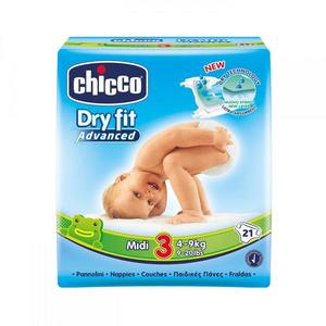 Scutece Chicco Dry Fit Advanced Midi nr.3 4-9 kg 21 buc imagine