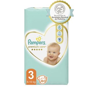 Scutece Pampers Premium Care 3 Midi Value Pack 60 buc imagine