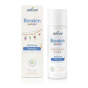 Sampon Bioskin Junior pt bebelusi si copii, scalp uscat cu eczeme si coji Salcura 200 ml imagine