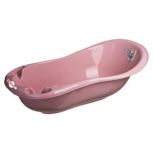 Cadita de baie bebe cu senzor temperatura Bears Dirty Pink imagine