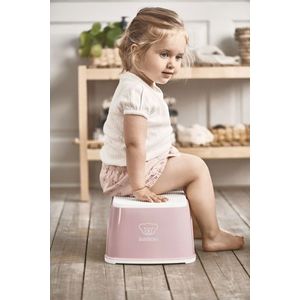 Treapta inaltator pentru baie Step Stool Powder Pink White imagine