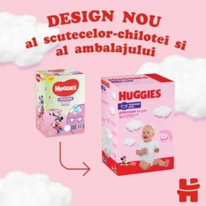 Scutece-chilotel Huggies Virtual Pack 5 Girl 12-17 kg 68 buc imagine