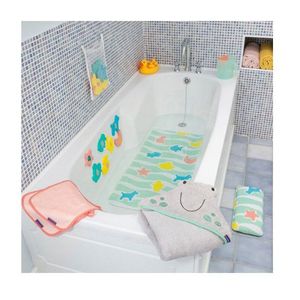 Set covoras antiderapant si genunchiera pentru baie Clevamama 3508 imagine