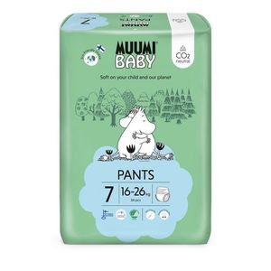 Scutece finlandeze eco tip chilotel Muumi Baby 7, 16 - 26 kg 34 bucati imagine