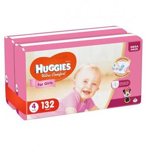 Pachet Scutece Huggies Ultra Comfort Virtual Pack 4 Girl, 8-14 kg 132 buc imagine