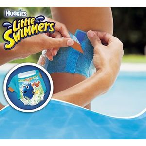 Scutece-chilotel pentru apa Huggies Little Swimmers 5-6 12-18 Kg 11 buc imagine