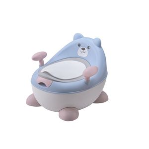 Olita pentru copii cu manere Little Mom Bear Potty Blue imagine