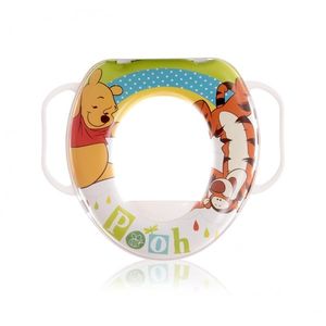 Reductor moale pentru toaleta cu manere Disney Winnie the Pooh White imagine