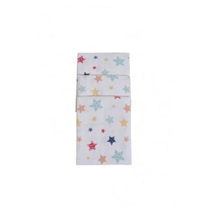 Set 3 scutece din finet 80x80 cm Nichiduta Colorful Stars imagine