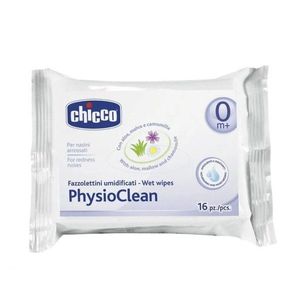 Servetele umede pentru nas Chicco PhysioClean 16 bucati 0 luni+ imagine