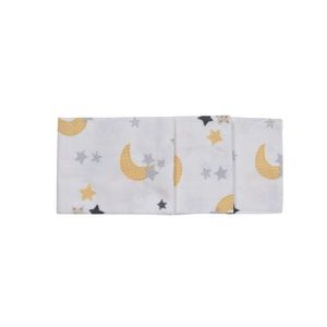 Set 3 scutece din finet 80x80 cm Nichiduta Yellow Moon imagine