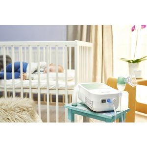 Nebulizator cu aspirator nazal 2 in 1 Omron DuoBaby imagine