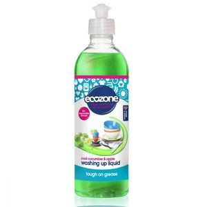 Solutie concentrata pentru spalat vase cu castravete si mar Ecozone 500 ml imagine