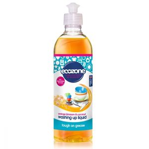 Solutie concentrata pentru spalat vase cu floare de portocal si nuca de cocos Ecozone 500 ml imagine