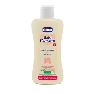 Ulei de baie dermatologic Chicco Baby Moments Sensitive 200 ml 0 luni+ imagine