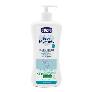 Gel de dus fara lacrimi Chicco Baby Moments Protection 750 ml 0 luni+ imagine