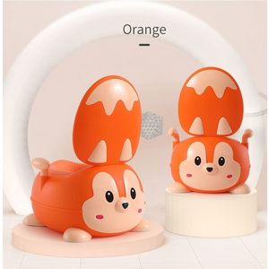 Olita 2 in 1 cu adaptor moale Little Mom Squirrel Orange imagine