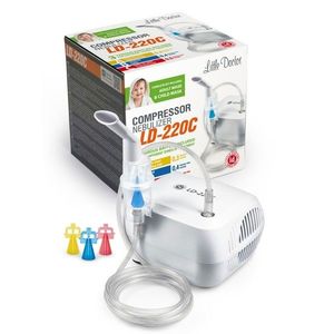 Aparat aerosoli cu compresor Little Doctor LD-220C 3 dispensere pentru reglarea dimensiunii imagine