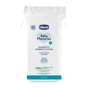 Dischete bumbac Chicco Baby Moments Baby Skin pentru igiena zilnica 60 buc 0 luni+ imagine