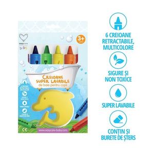 Creioane de baie super lavabile Easycare Baby 6 buc imagine