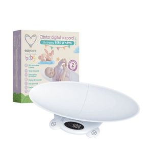 Cantar digital corporal 2in1 Easycare Baby pentru bebe si mama imagine