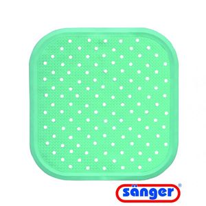 Covoras antiderapant de dus cu ventuze pentru fixare 56x56 cm verde menta imagine