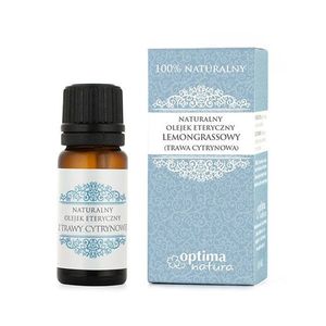 Ulei esential de Lemongrass Optima Natura 10 ml pentru dureri musculare, depresie, memorie imagine