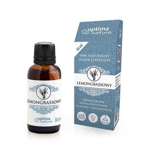 Ulei esential de Lemongrass Optima Natura 30 ml pentru dureri musculare, depresie, memorie imagine