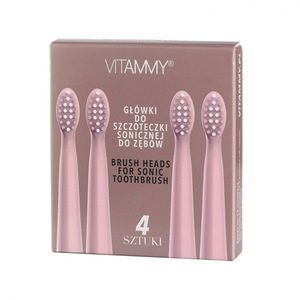 Set 4 rezerve periuta de dinti Vitammy Harmony roz TH1811-4 imagine