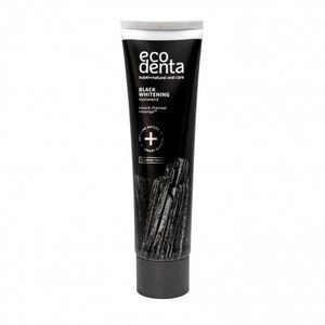 Pasta de dinti pentru albire Extra Black cu carbune si Teavigo Extra Ecodenta 100ml imagine