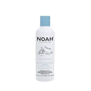 Gel de dus si sampon cu lapte zahar pentru copii Noah 250 ml imagine