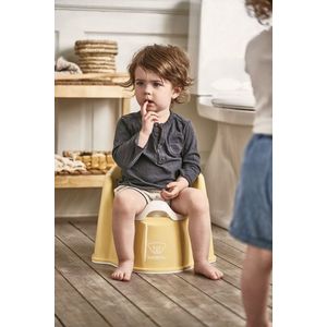 Olita cu protectie spate Potty Chair Powder Yellowwhite imagine