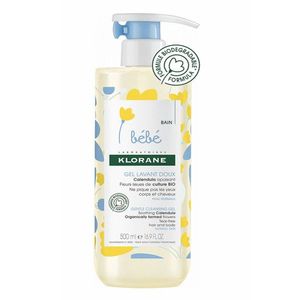 Gel spumant curatare delicata 500 ml, Klorane Bebe imagine