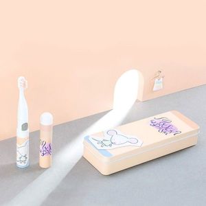 Periuta de dinti electrica Vitammy Smile Minimini+ pentru copii 3 + cutie travel soricel imagine