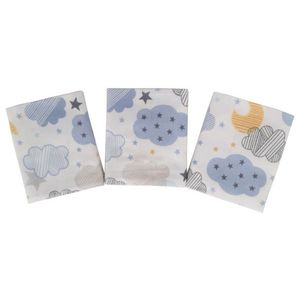 Set 3 scutece din finet 80x80 cm Nichiduta Blue Sky imagine