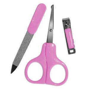 Set manichiura cu 3 piese pentru bebelusi Pink imagine