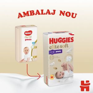 Scutece Huggies Pants Elite Soft Nr.5 12-17 kg 34 buc imagine