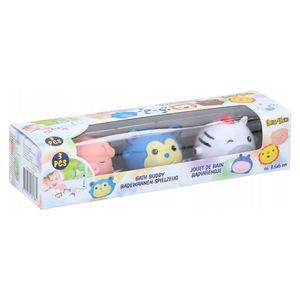 Set 3 jucarii de baie Eddy Toys porcusor soricel zebra imagine