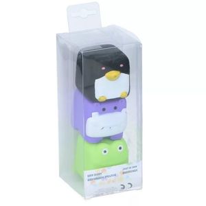 Set 3 jucarii de baie Eddy Toys pinguin hipopotam broscuta imagine