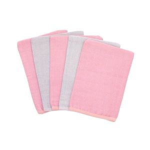 Manusi pentru baie din finet 5set Pink Grey Fillikid imagine