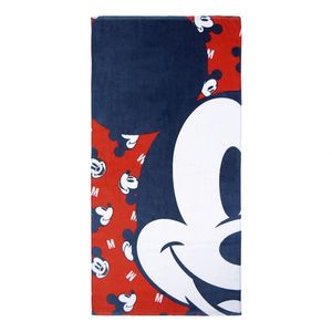 Prosop pentru plaja Mickey Mouse Half Face 70 x 140 cm imagine