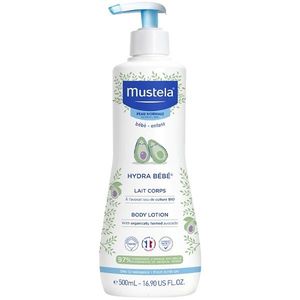 Lotiune de corp hidratanta pentru piele normala Hydra Bebe 500 ml Mustela imagine